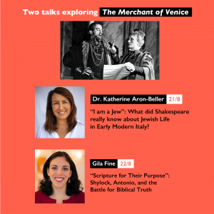Two Talks Exploring the Merchant of Venice