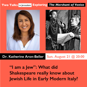 Talk on August 21 - Dr. Katherine Aron-Beller