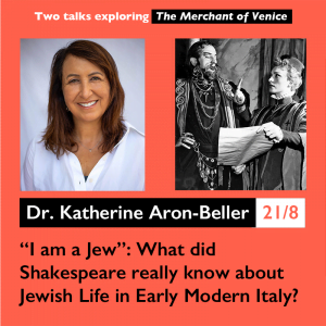 Talk on August 21 - Dr. Katherine Aron-Beller